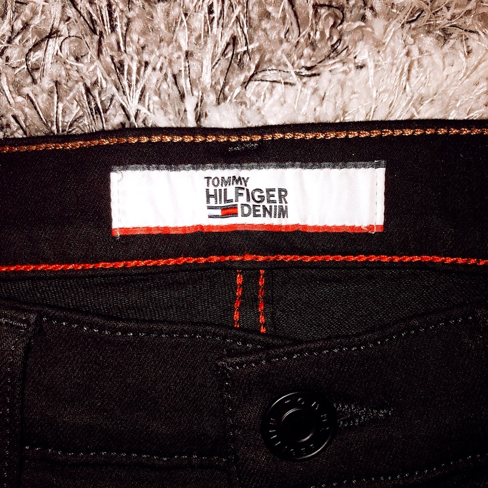 New Black Tommy Hilfiger “Straight Droite” Jeans